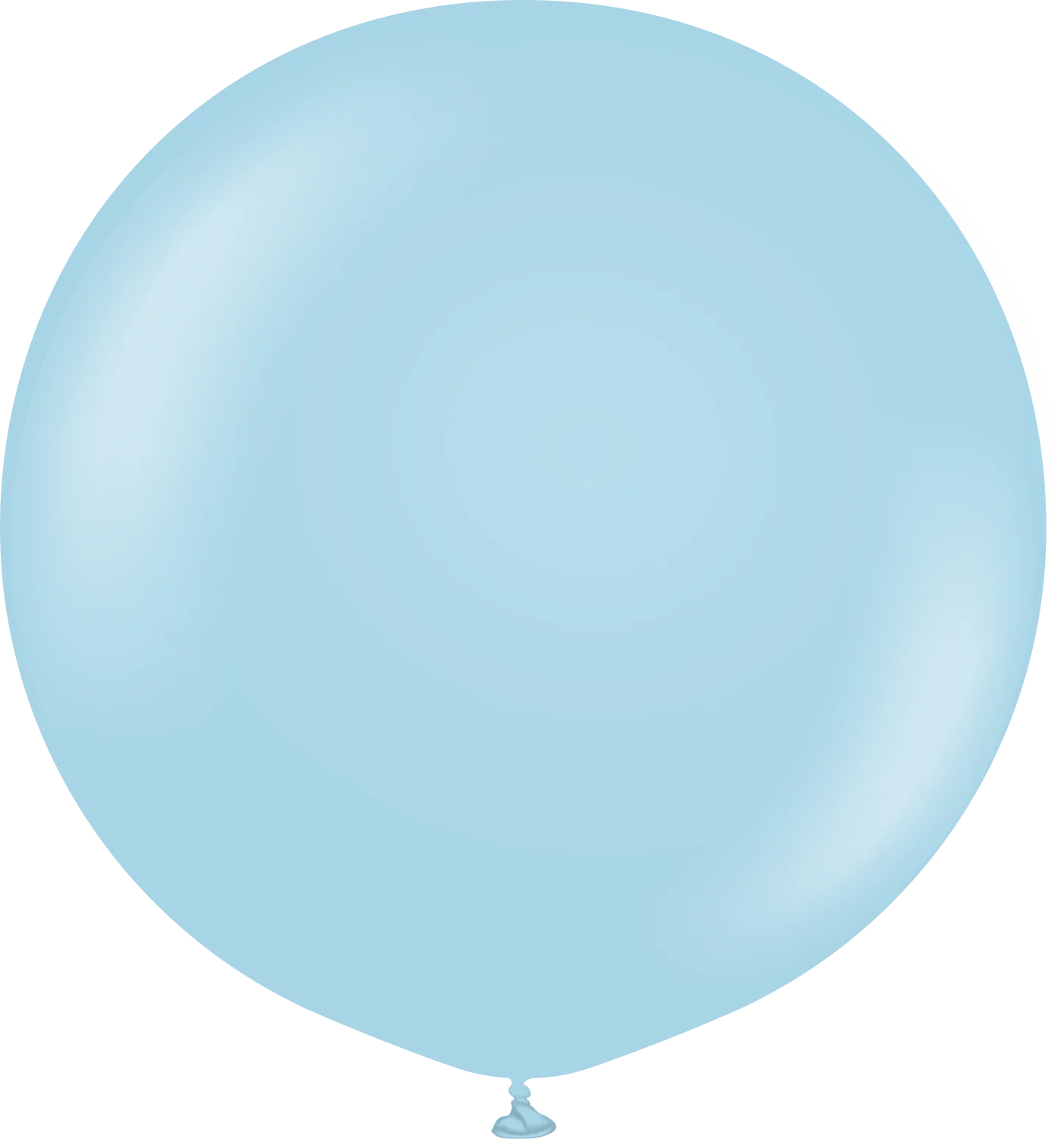 24" Kalisan Latex Balloons Pastel Matte Macaron Blue (5 Per Bag)