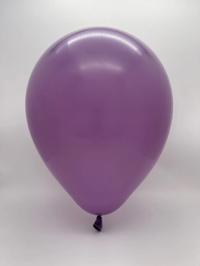 24" Kalisan Latex Balloons Retro Lavender (5 Per Bag) - Image 2