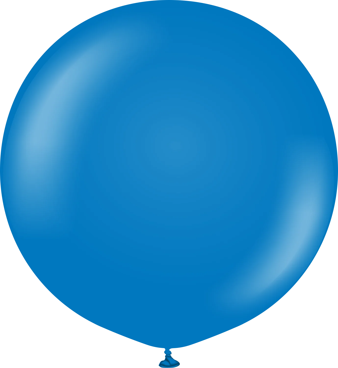 24" Kalisan Latex Balloons Standard Blue (5 Per Bag)