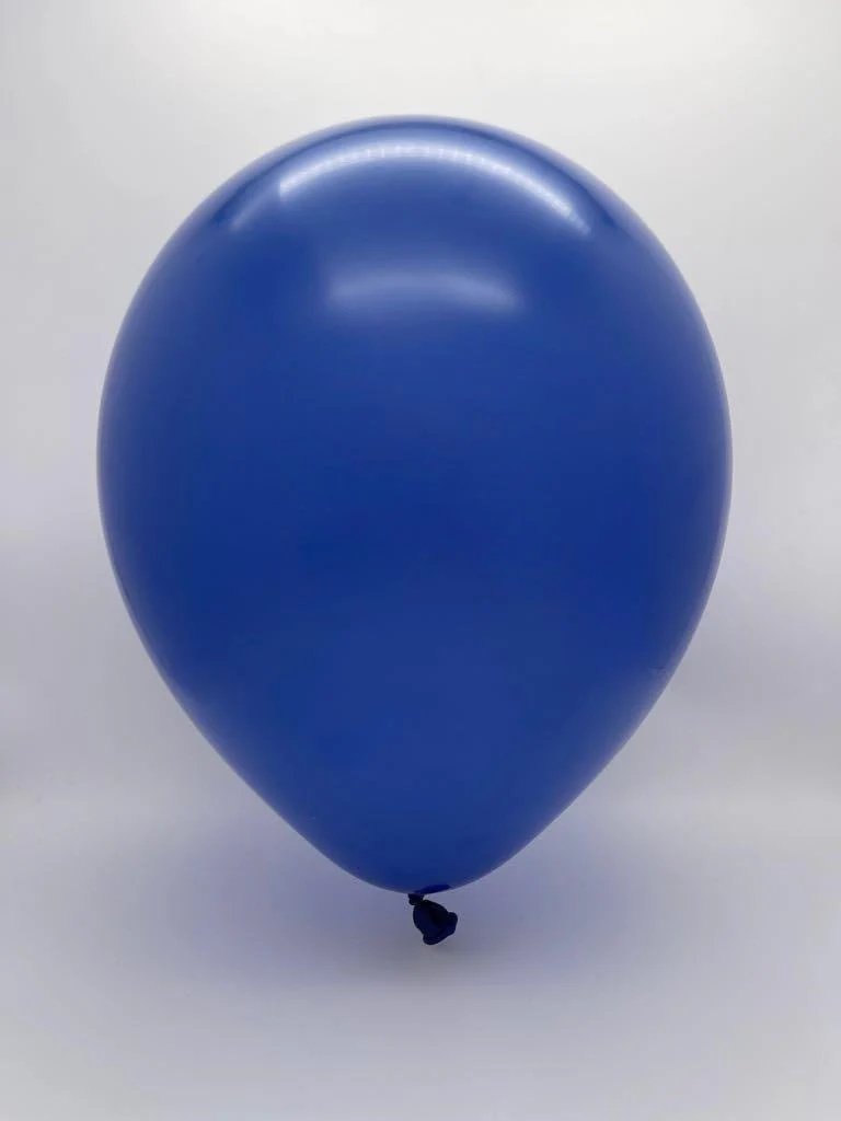 24" Kalisan Latex Balloons Standard Dark Blue (5 Per Bag) - Image 2
