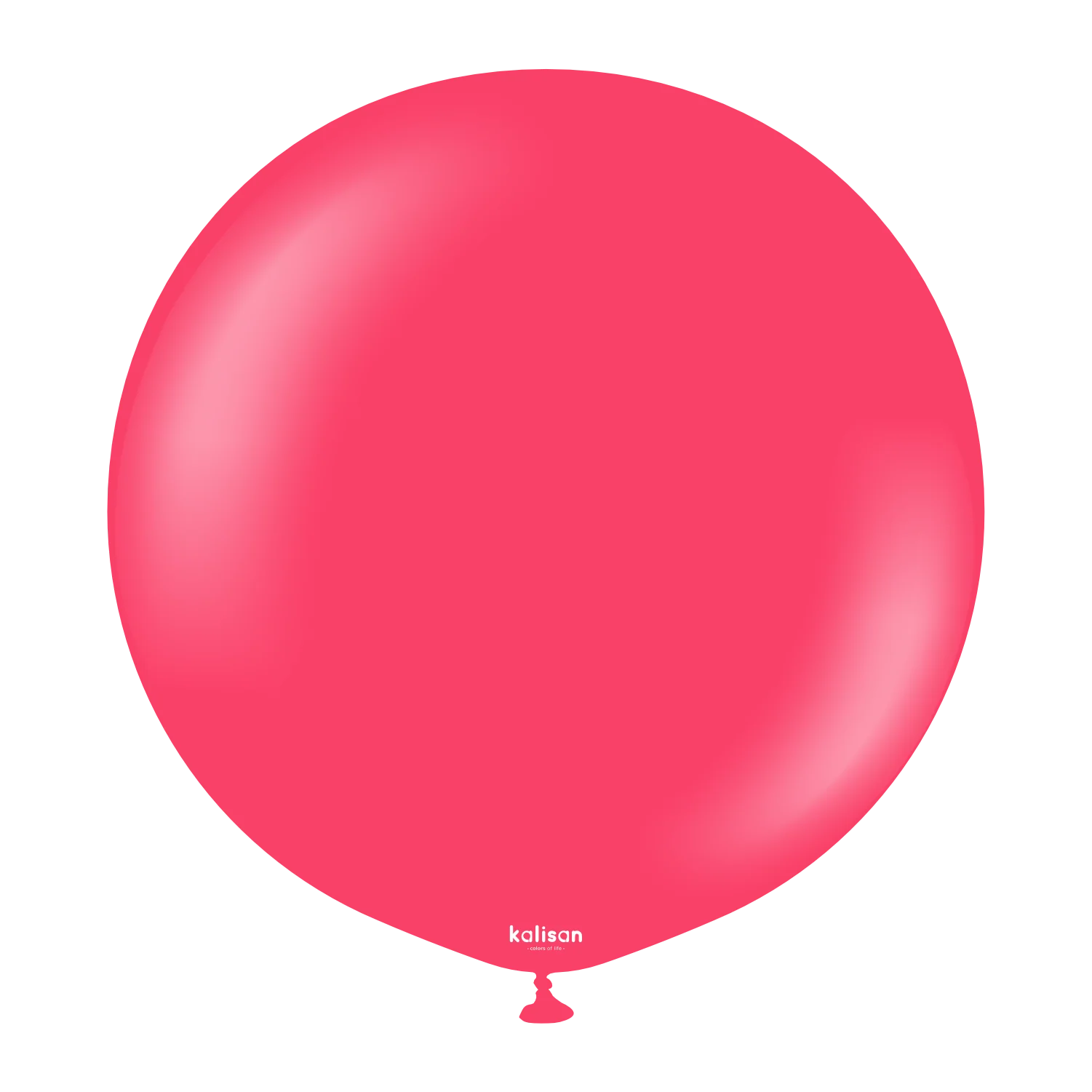 24" Kalisan Latex Balloons Standard Magenta Pink (5 Per Bag)