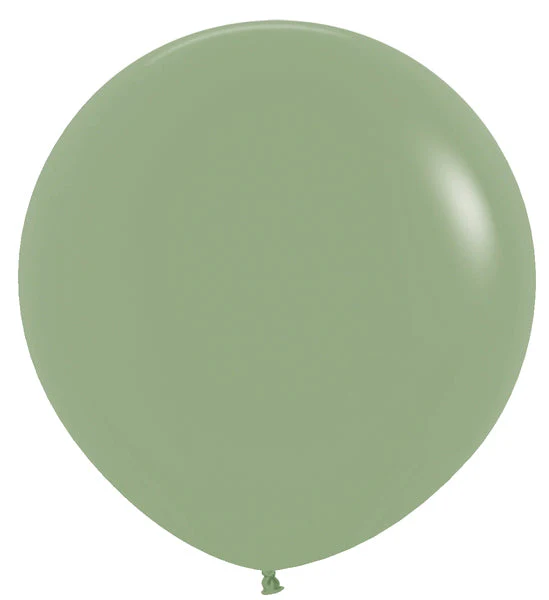 24" Latex Deluxe Eucalyptus Latex Balloons (3 Per Bag) Sempertex/Betallatex