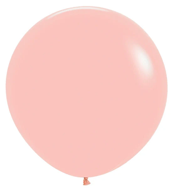 24" Sempertex/Betallatex Latex Balloons (3 Per Bag) Pastel Matte Melon