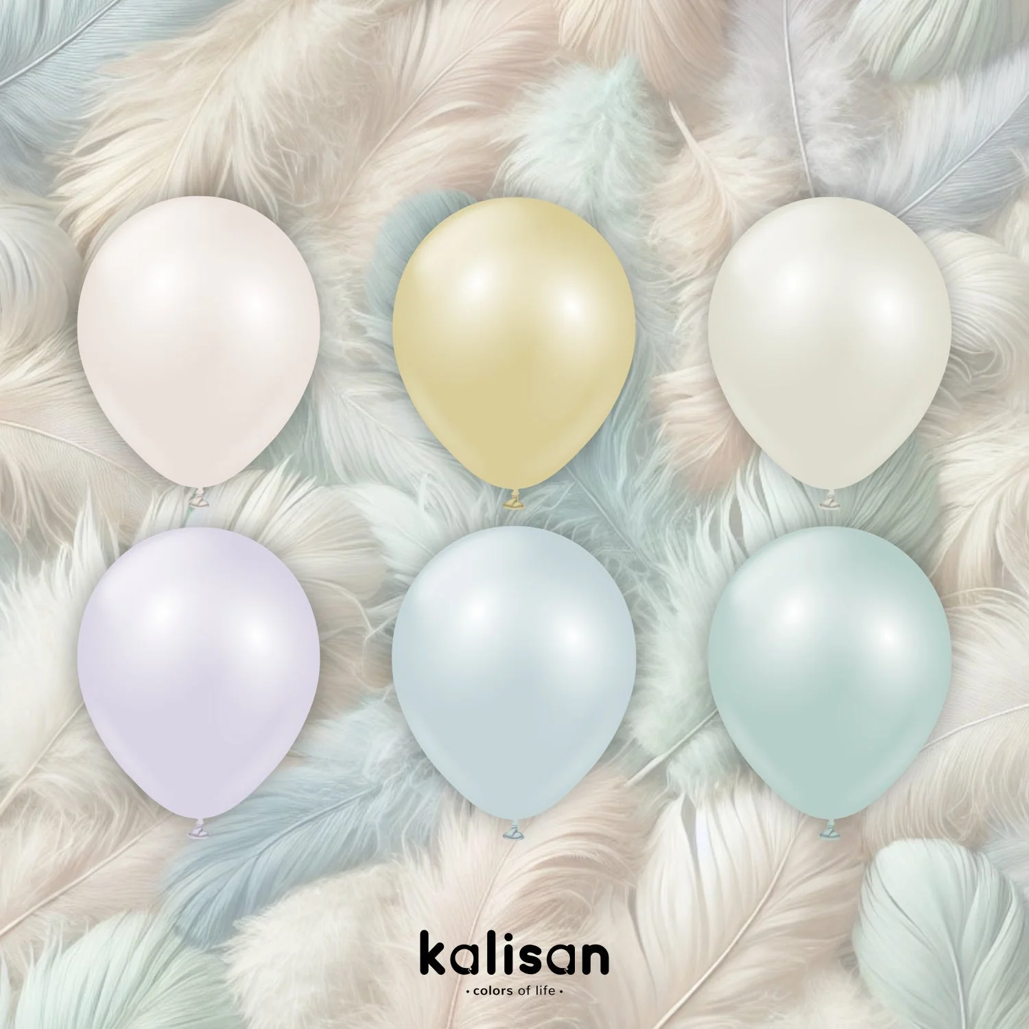 24" Kalisan Brand Latex Balloons Aura Lavender Fog (2 Per Bag) - Image 17