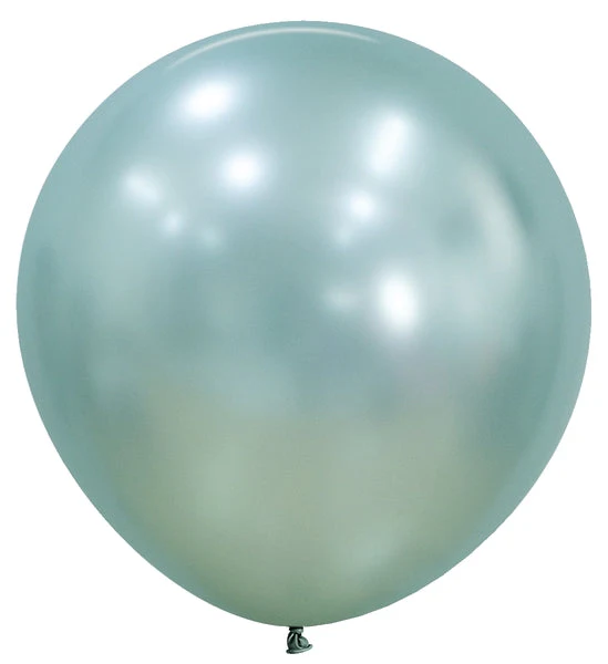 24" Sempertex/Betallatex Latex Balloons (3 Per Bag) Silk Cool Mint