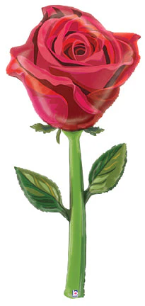 65" Fresh Pick Satin Rose Foil Balloon