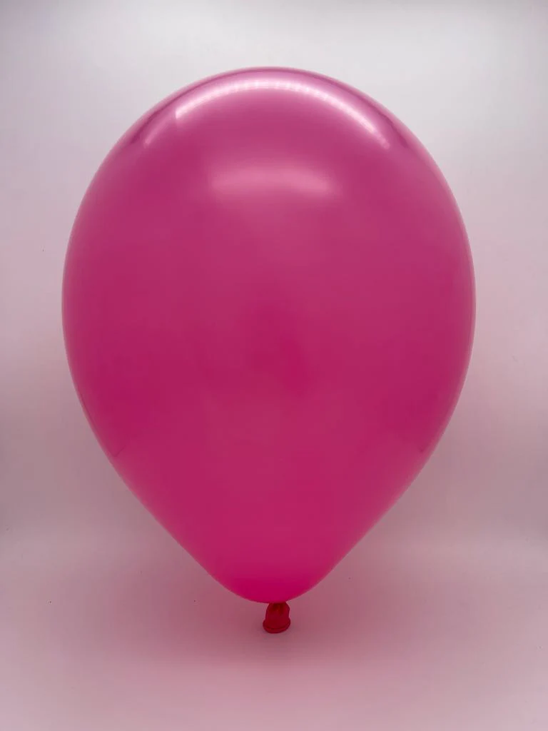 26" Deco Fuchsia Decomex Latex Balloons (10 Per Bag) - Image 2