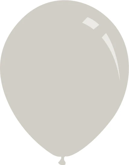 26" Deco Grey Decomex Latex Balloons (10 Per Bag)