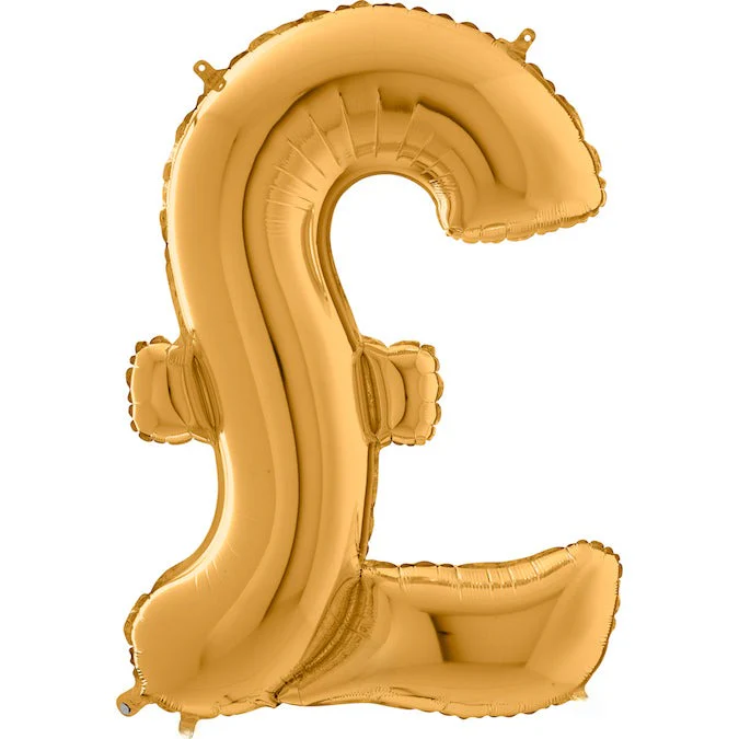 26" Symbol Sterling Gold Foil Balloon
