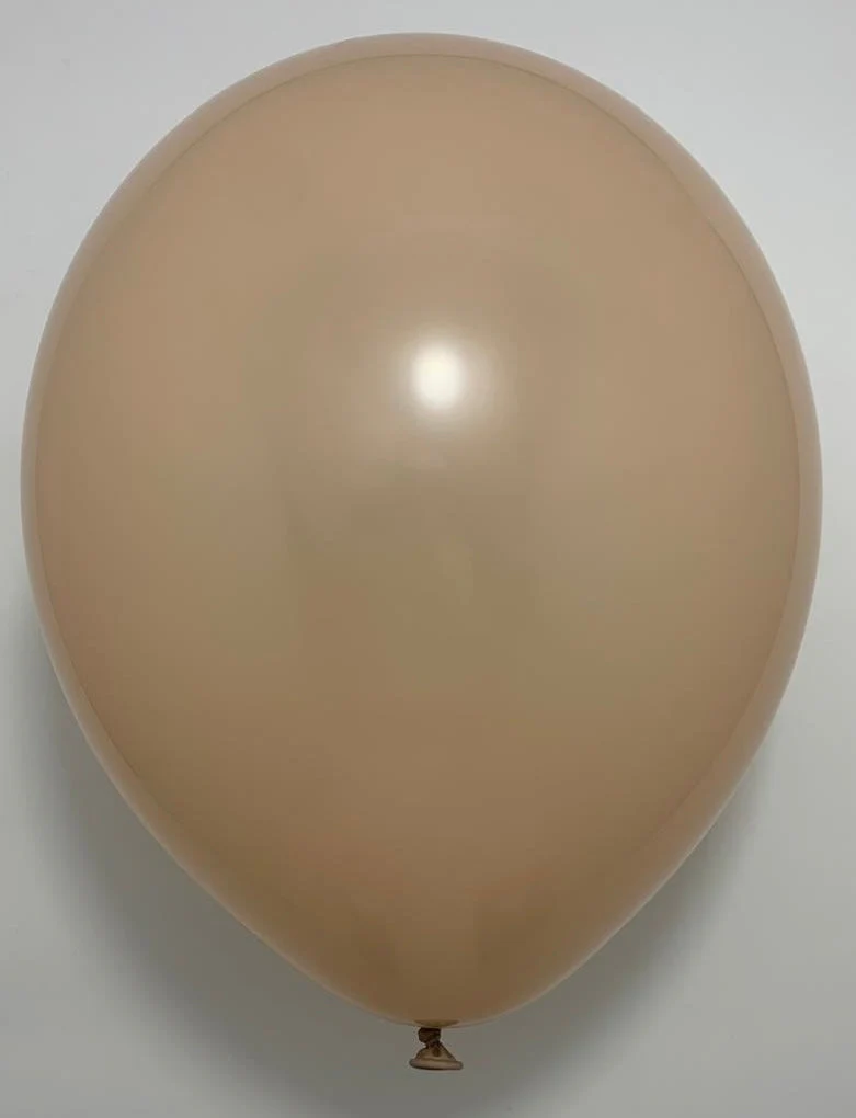 26" Deco Blended Brown Decomex Latex Balloons (10 Per Bag) - Image 2