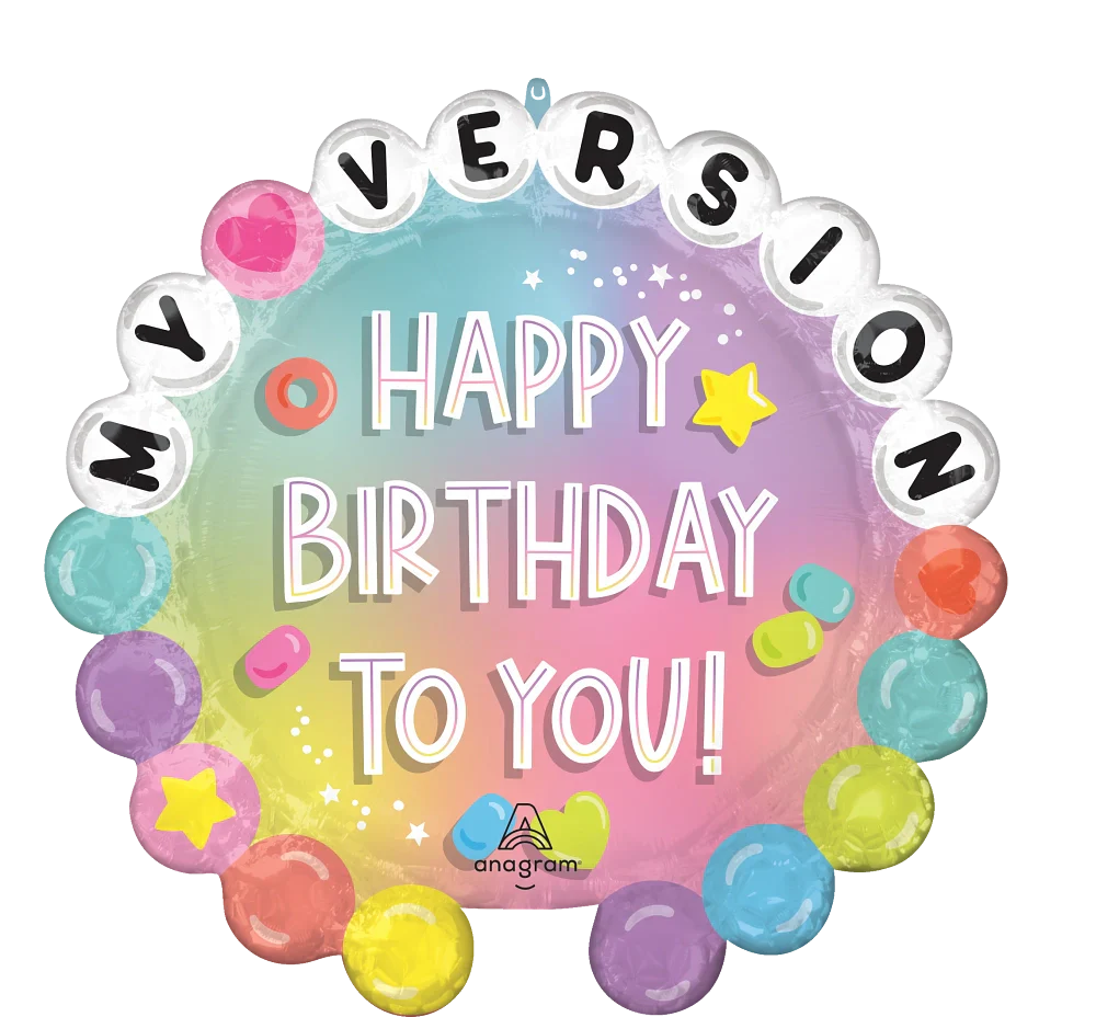 26" Friendship Balloon Happy Birthday Foil Balloon