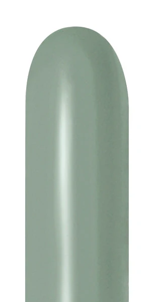 260B Sempertex/Betallatex Twisting/Modelling Latex Balloons (50 Per Bag) Pastel Dusk Laurel Green