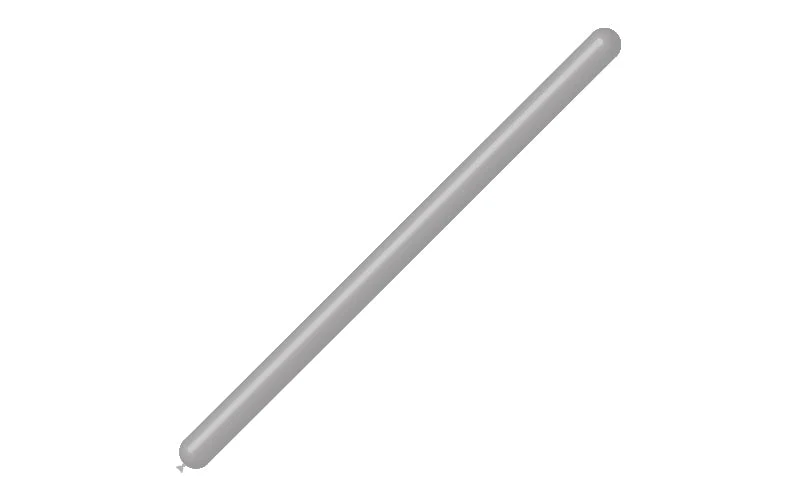 260BN Balloonia Brand Professional Line Twisting/Modelling Latex Balloons Standard Grey (50 Per Bag) - Image 3
