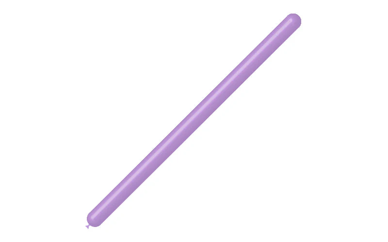 260BN Balloonia Brand Professional Line Twisting/Modelling Latex Balloons Standard Lavender (50 Per Bag) - Image 3