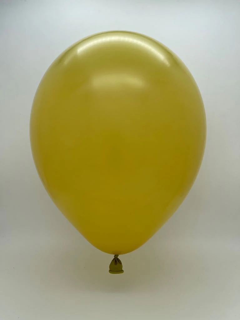 260D Deco Mustard Decomex Twisting Modelling Latex Balloons (100 Per Bag) - Image 2