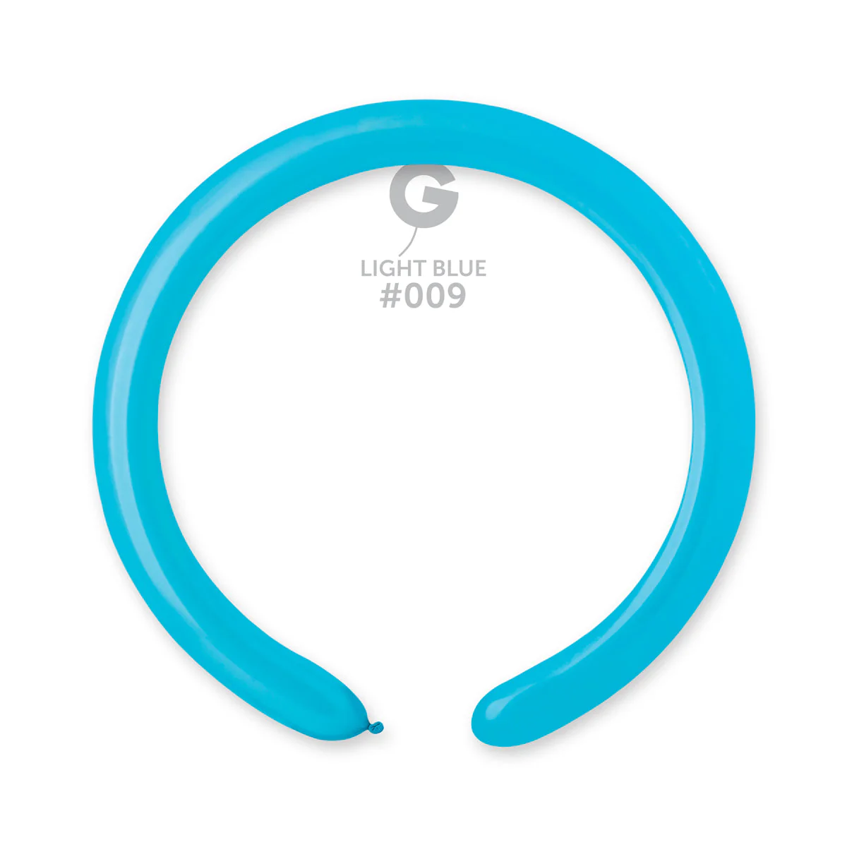 260G Gemar Latex Balloons (Bag of 50) Modelling/Twisting Light Blue