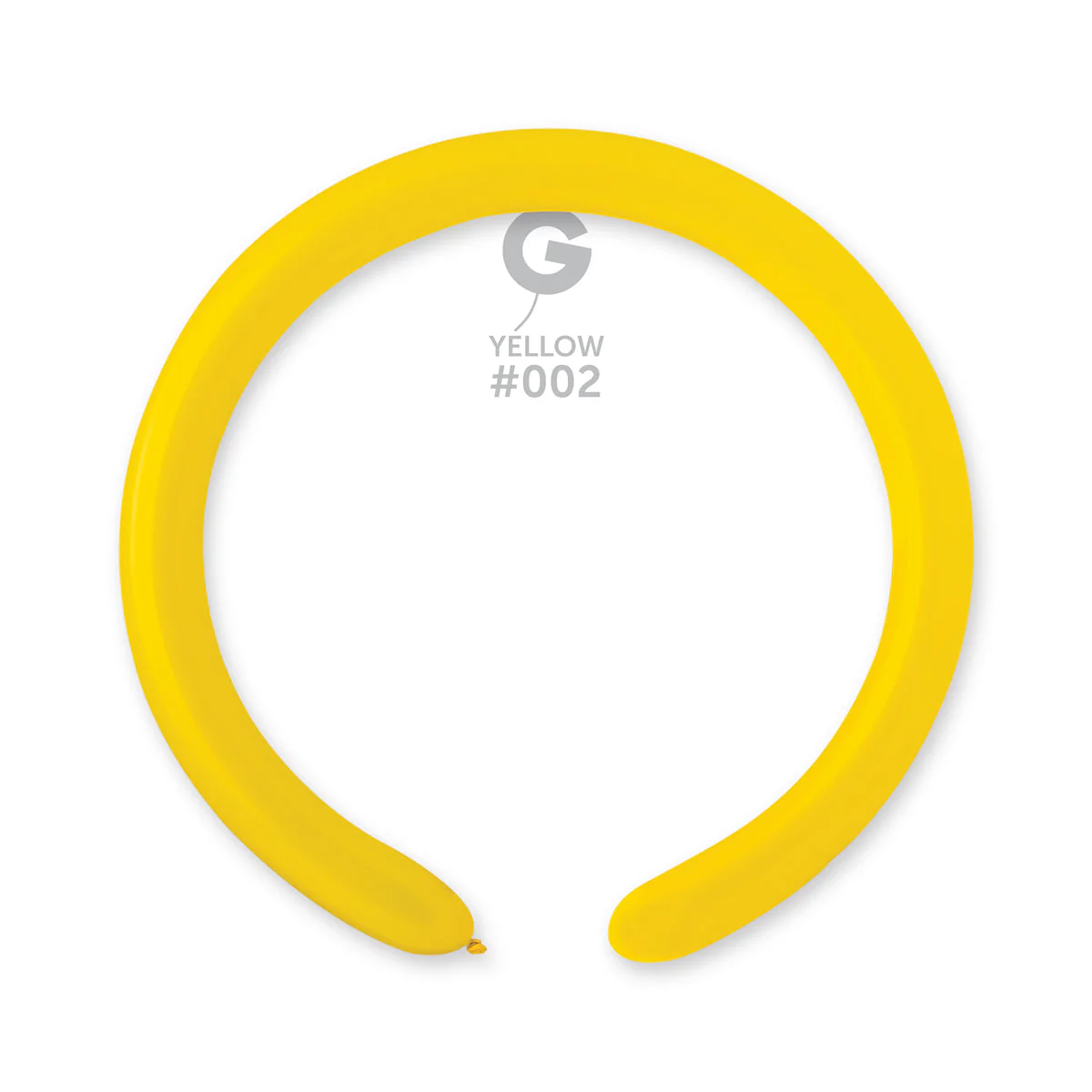 260G Gemar Latex Balloons (Bag of 50) Modelling/Twisting Yellow