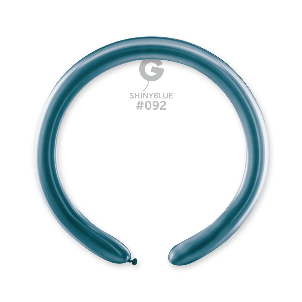 260G Gemar Latex Balloons (Bag of 50) Shiny Blue Twisting/Modelling