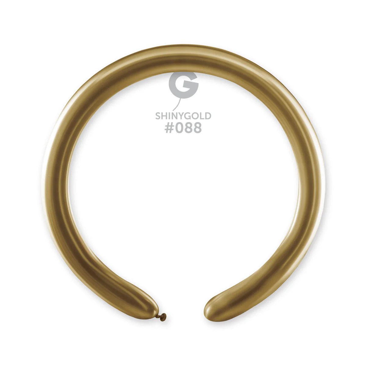 260G Gemar Latex Balloons (Bag of 50) Shiny Gold Twisting/Modelling*