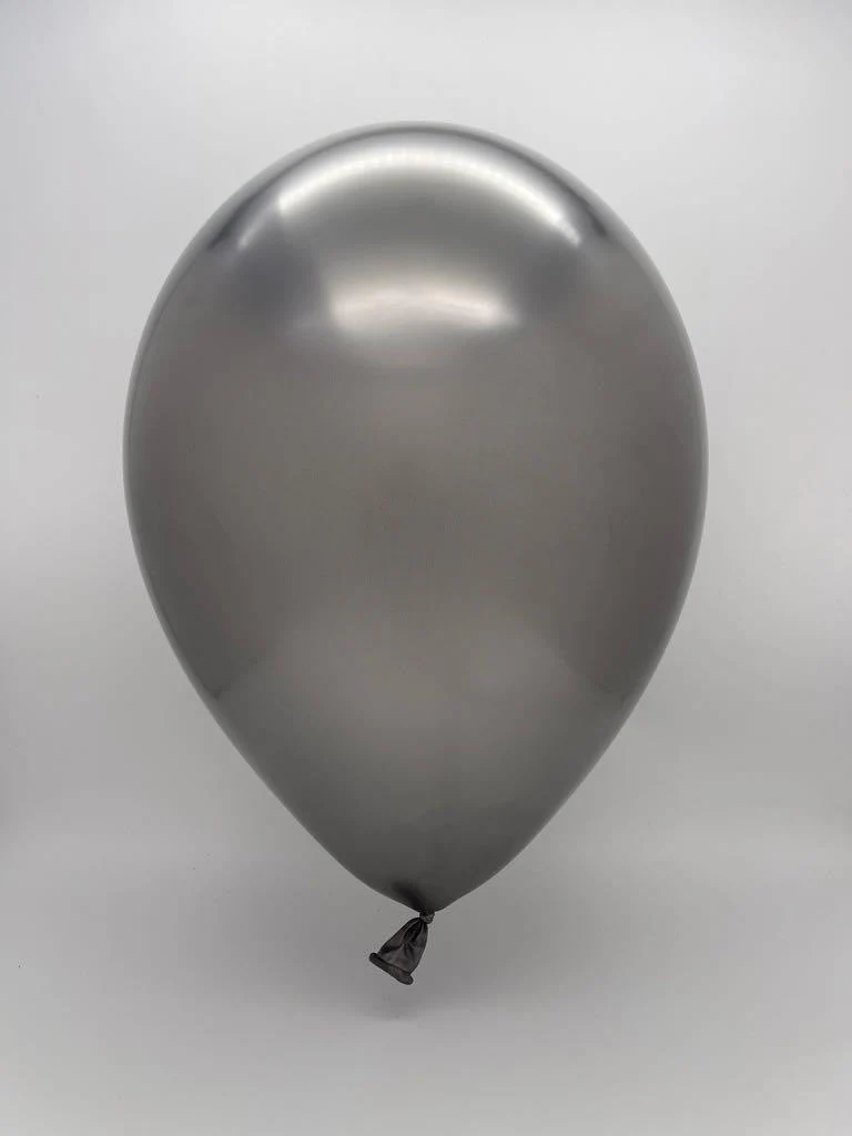 260G Gemar Latex Balloons (Bag of 50) Shiny Space Grey Twisting/Modelling - Image 2