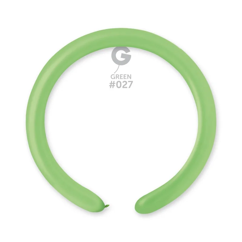 260G Gemar Neon Green Latex Twisting/Modelling Balloons (50 Per Bag)