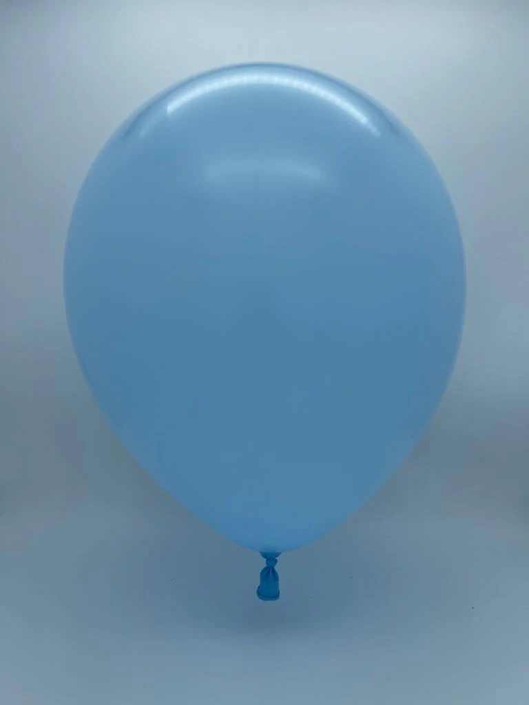 260K Kalisan Twisting Latex Balloons Pastel Matte Macaron Blue (50 Per Bag) - Image 2