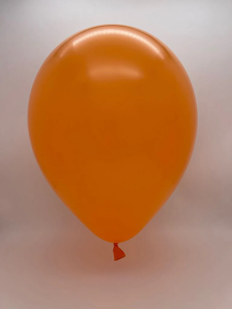 260K Kalisan Twisting Latex Balloons Standard Orange (50 Per Bag) - Image 2