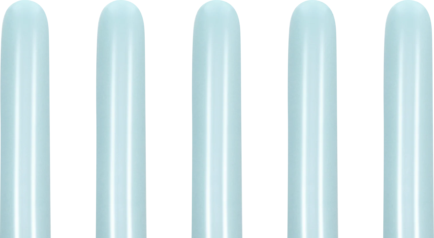 260K Nozzle Up Kalisan Twisting Latex Balloons Pastel Matte Macaron Baby Blue (50 Per Bag) - Image 4