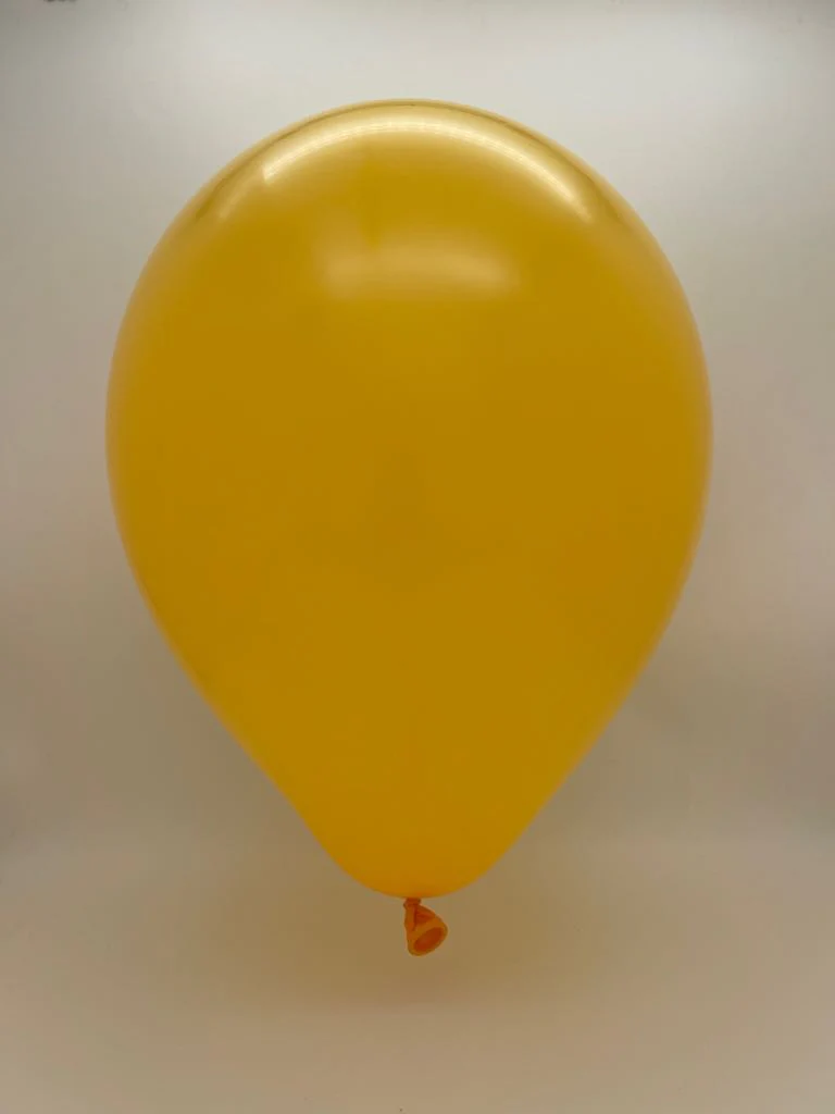260K Nozzle Up Kalisan Twisting Latex Balloons Standard Amber (50 Per Bag) - Image 2