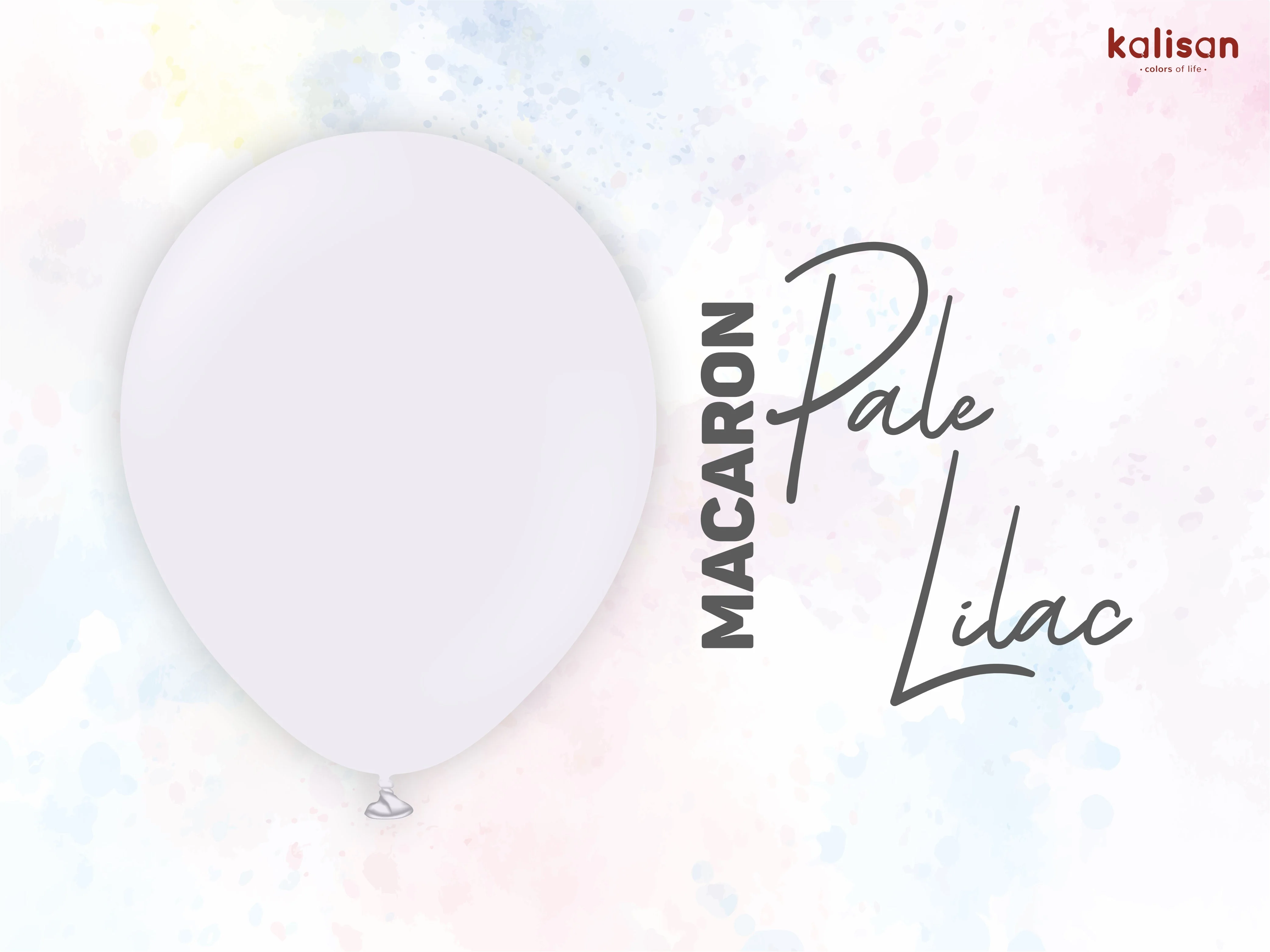 260K Nozzle Up Kalisan Twisting Latex Balloons Standard Macaron Pale Lilac (50 Per Bag) - Image 5