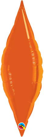 27" Airfill Only Taper Orange Qualatex Balloon