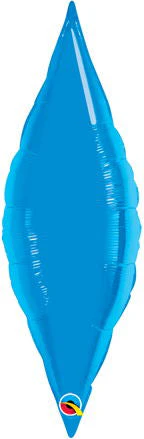 27" Airfill Only Taper Sapphire Blue Qualatex Balloon