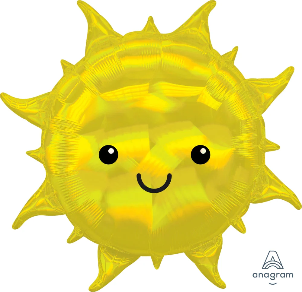 27" Iridescent Sun Foil Balloon