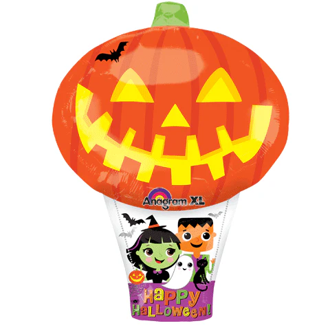 27" Junior Shape Pumpkin Hot Air Balloon
