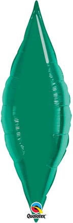 27" Taper Emerald Green/Air-fill Balloon