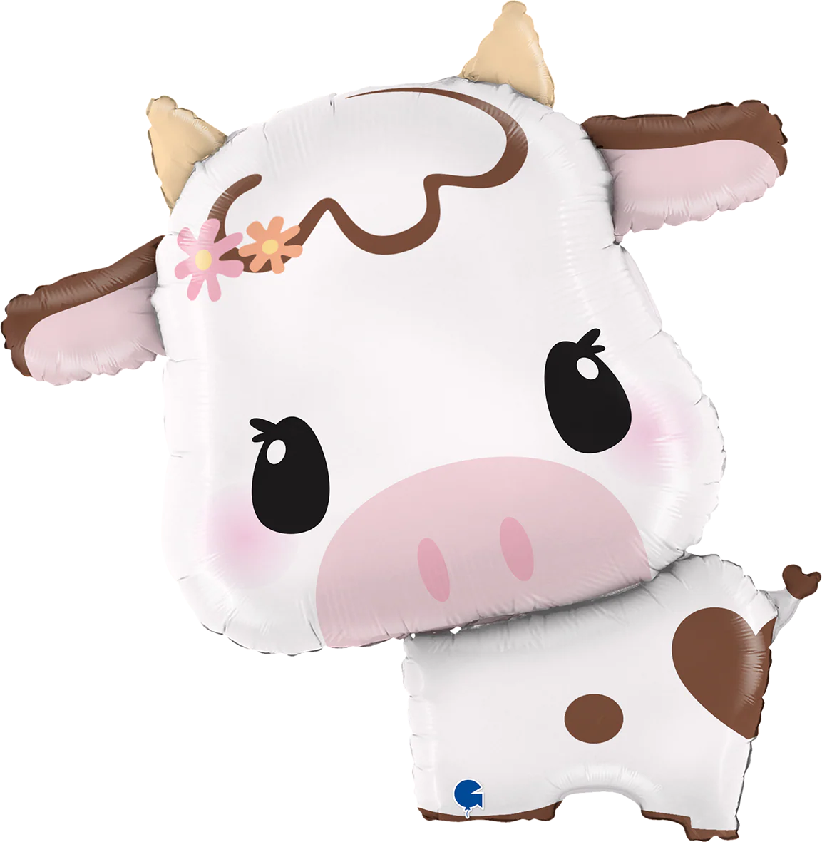 28" Cute Cow Foil Balloon