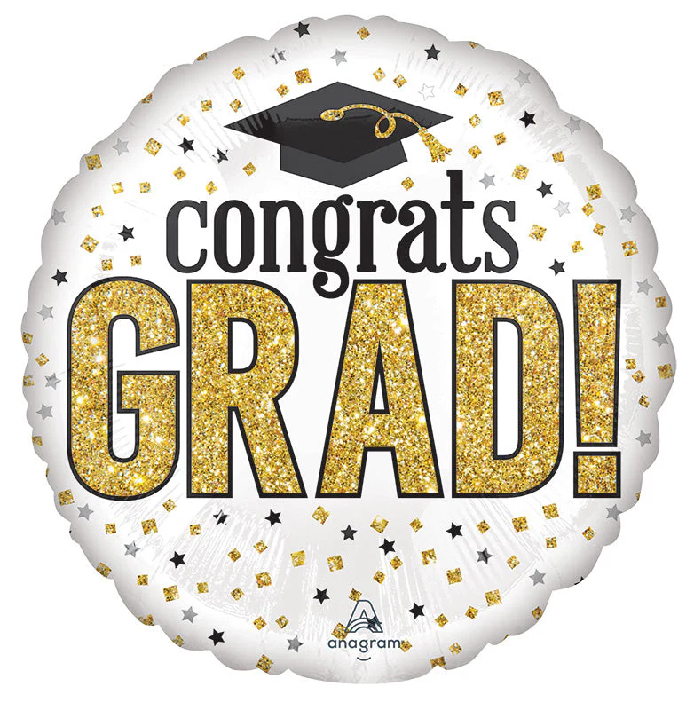 28" Jumbo Grad Sparkle Foil Balloon