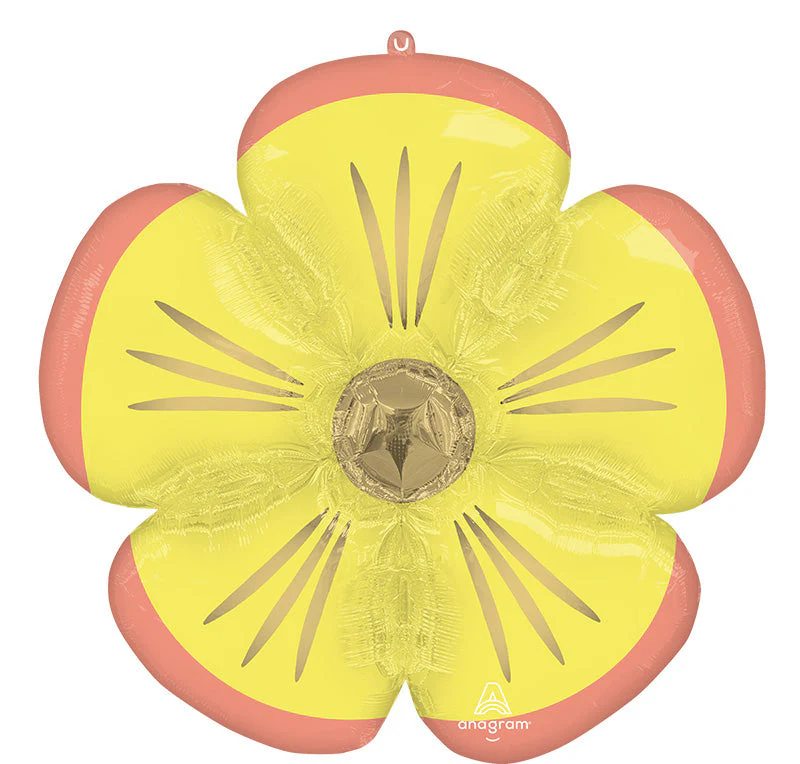 28" Jumbo Supershape Soulful Blossoms Daisy Foil Balloon