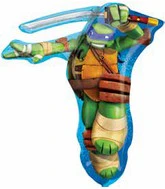 28" Jumbo Teenage Mutant Ninja Turtle TMNT LEONARDO Foil Balloon