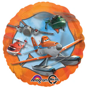 28" Planes Fire & Rescue Foil Balloon