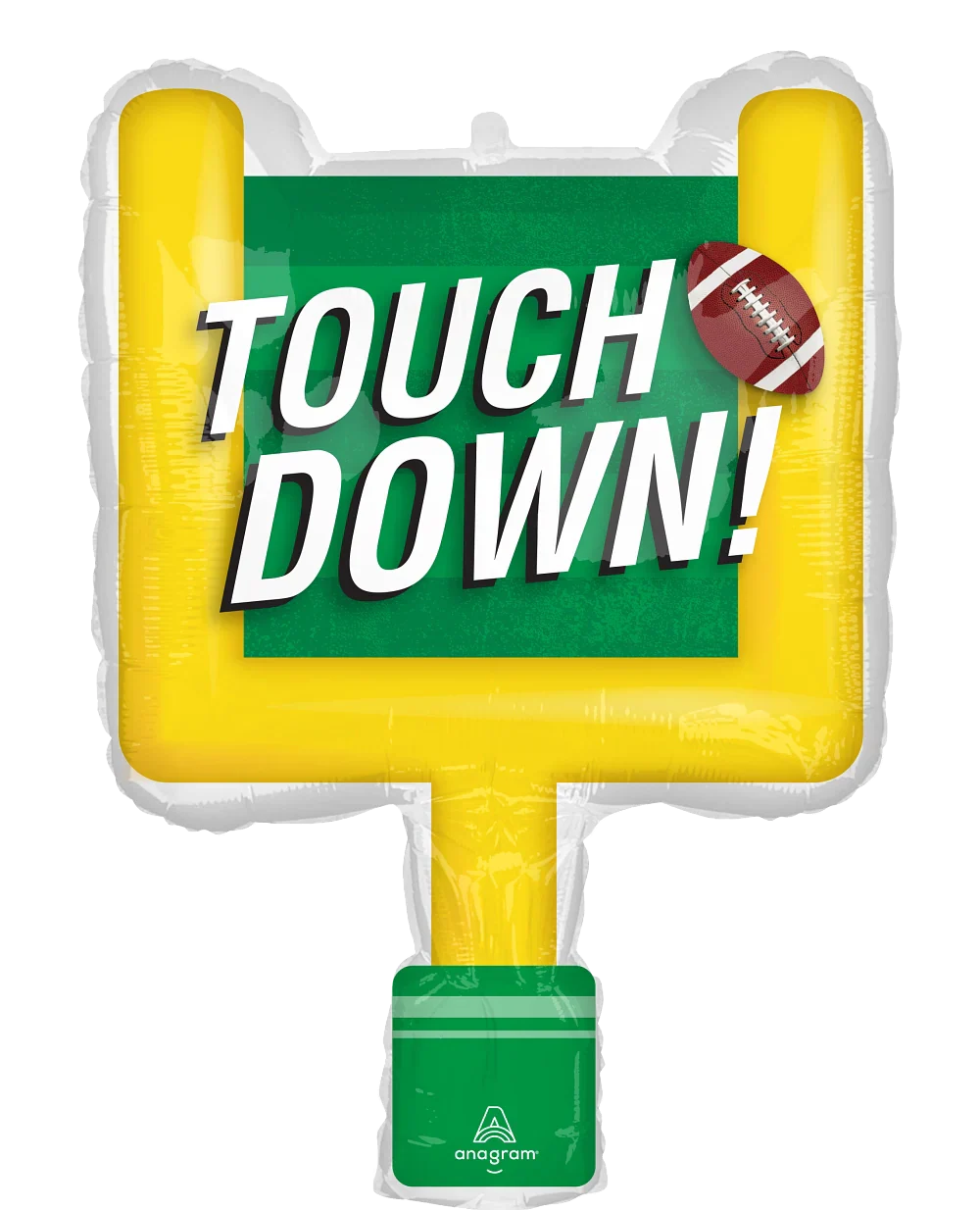 28" Jumbo Game Football Time Goal Post Foil Balloon