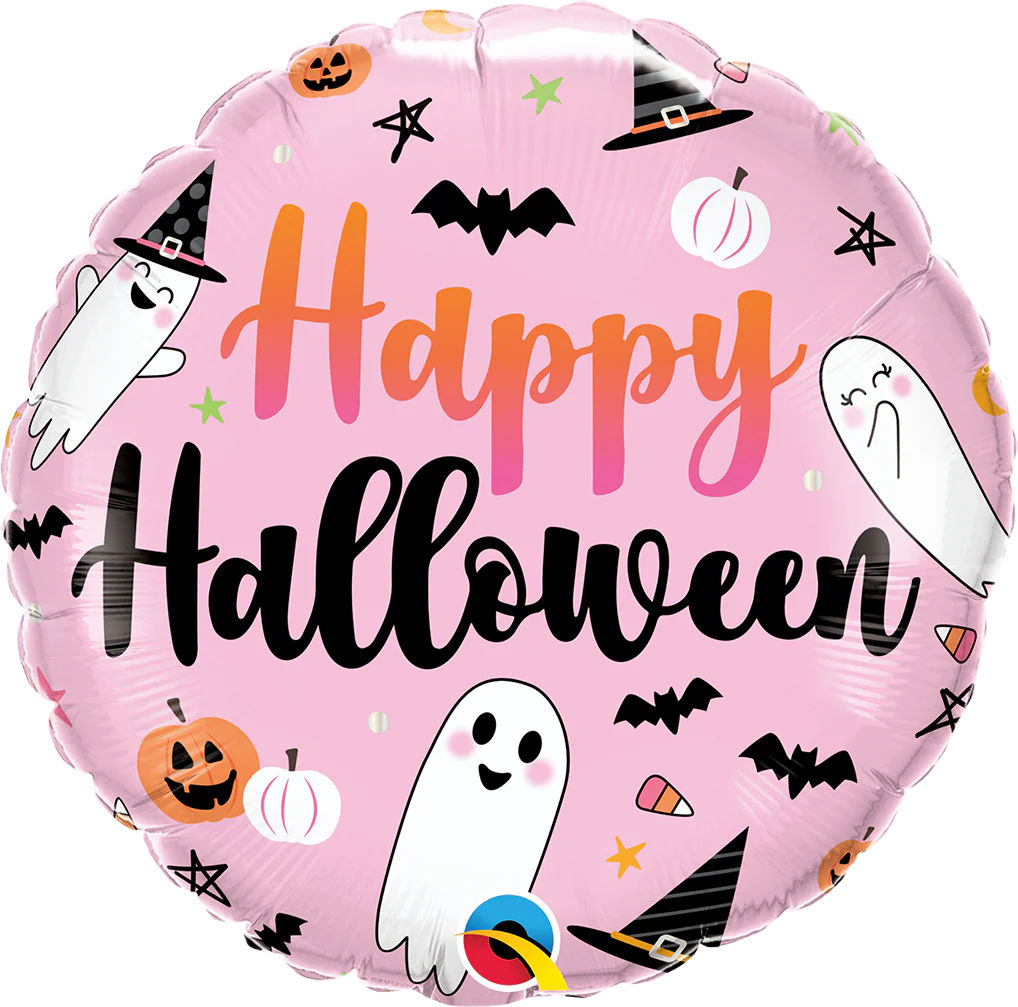 18" Halloween Cute Ghosts Foil Balloon