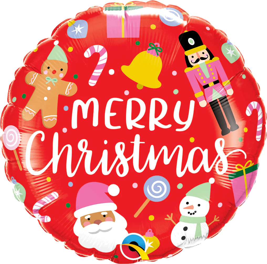 18" All Things Christmas Foil Balloon