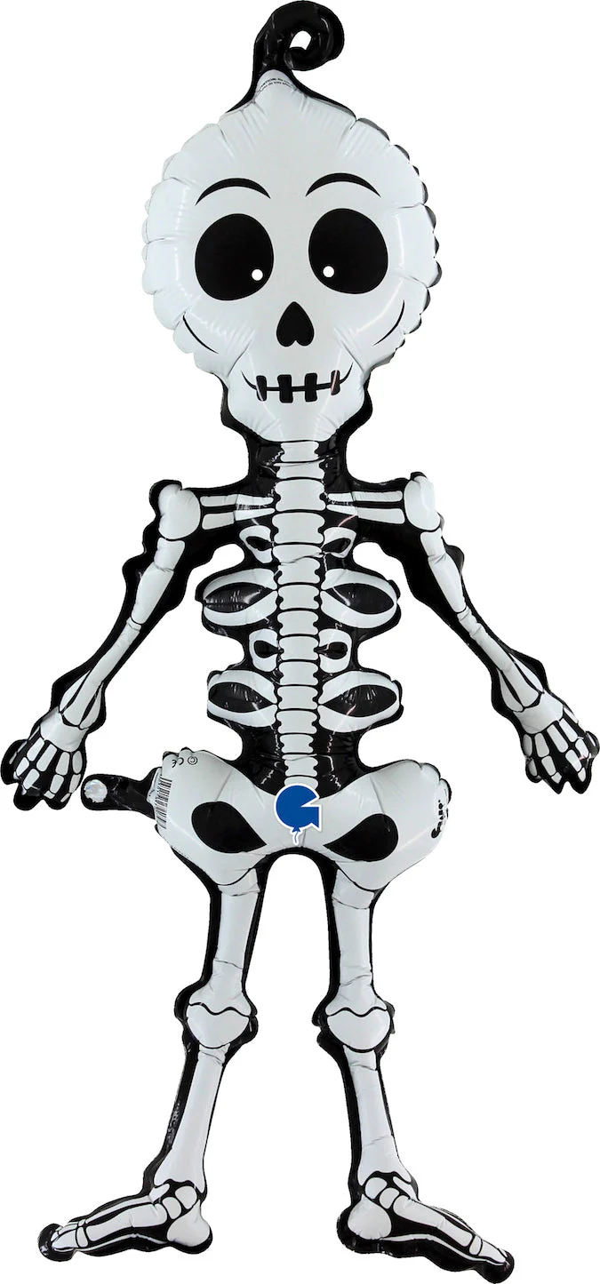 29" Linky Scary Skeleton Foil Balloon