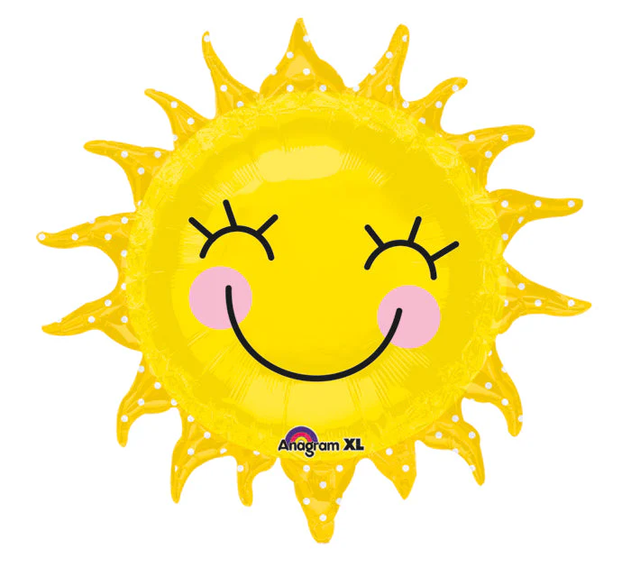 29" Smiling Sunshine Sun Balloon