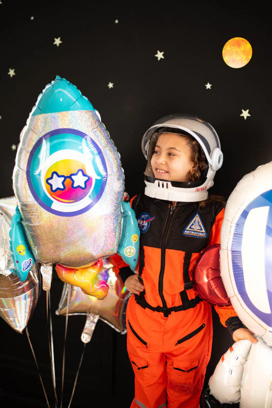 29" Holographic SuperShape Outer Space Foil Balloon - Image 2