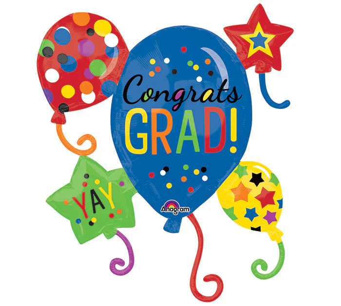 30" Jumbo Grad Balloon Cluster Balloon