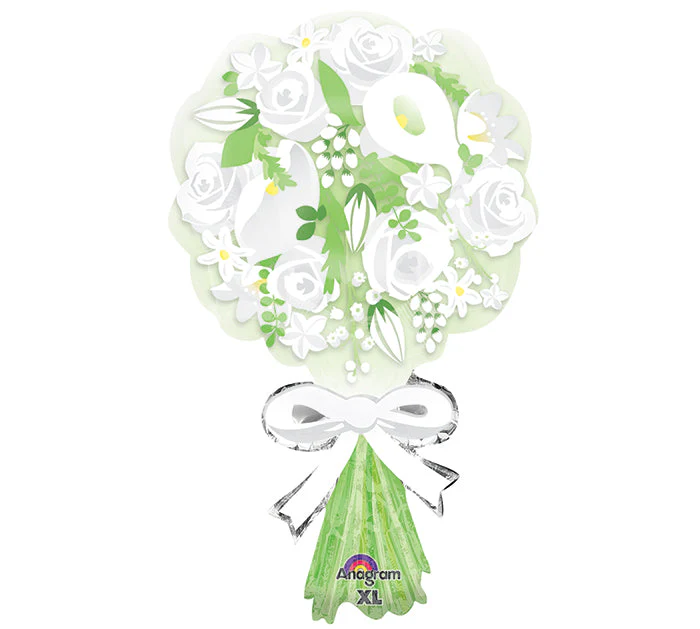 30" SuperShape Bouquet For the Bride Balloon Packaged