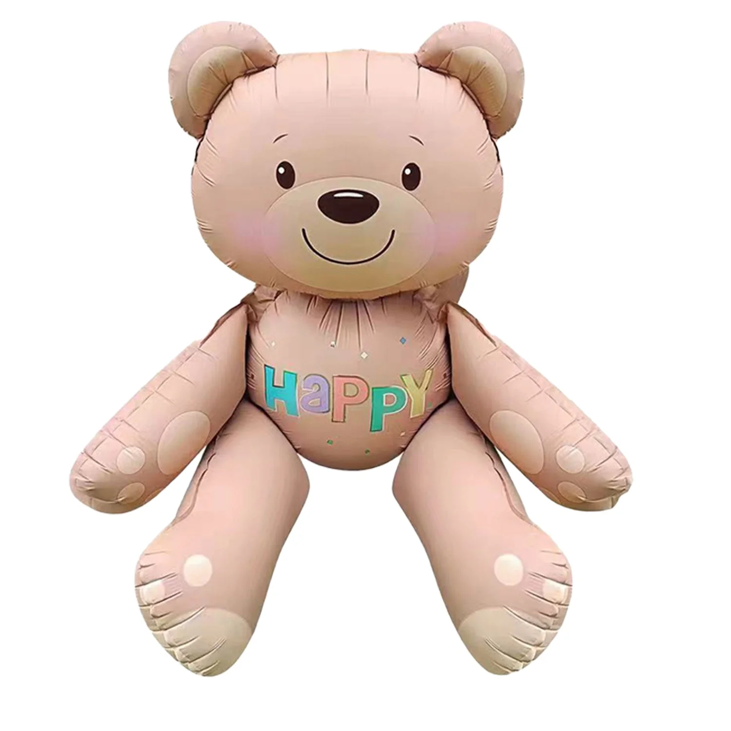 30" Airfill Only Matte Happy Sitting Bear Brown