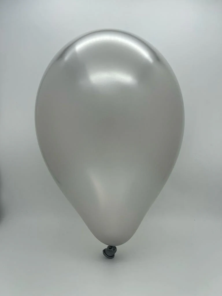 31" Gemar Latex Balloons (Pack of 1) Giant Metallic Balloon Silver - Image 2